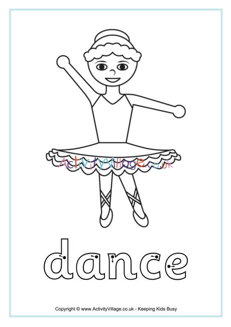 Dance finger tracing