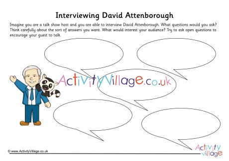 David Attenborough Interview Worksheet