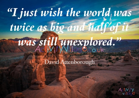 David Attenborough Quote Poster