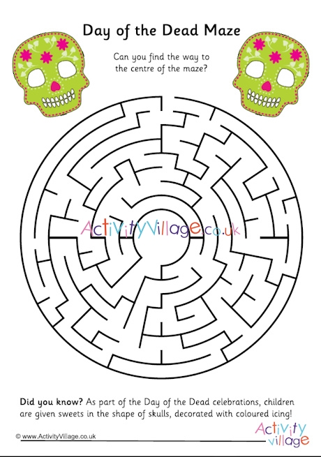 Day of the Dead maze 1