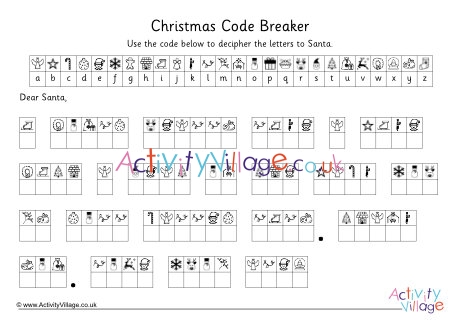 Dear Santa Code Breaker 1