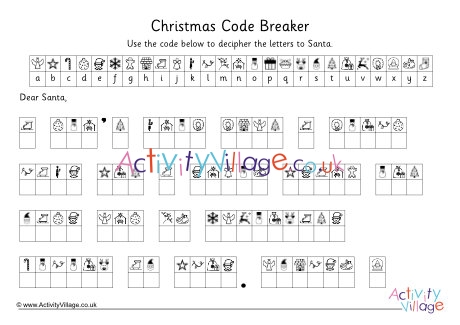 Dear Santa Code Breaker 3