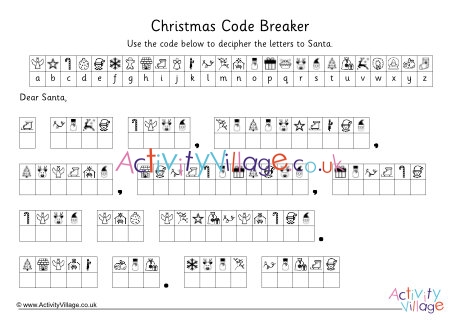 Dear Santa Code Breaker 6