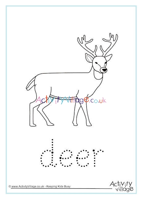 Deer Word Tracing