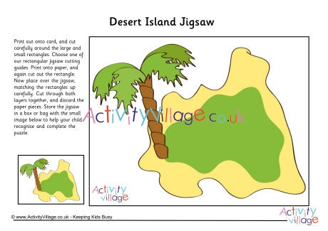 Desert island jigsaw
