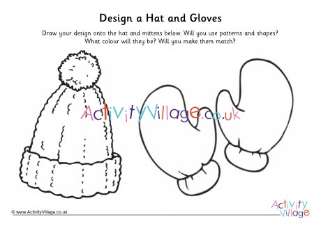 Design A Hat And Gloves
