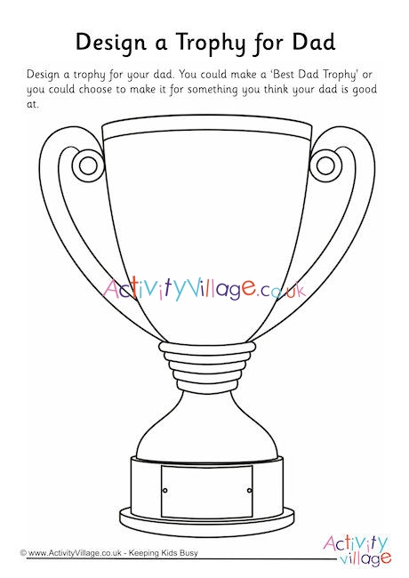 Design a Trophy for Dad