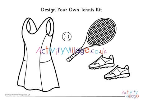 Design your own tennis kit 3