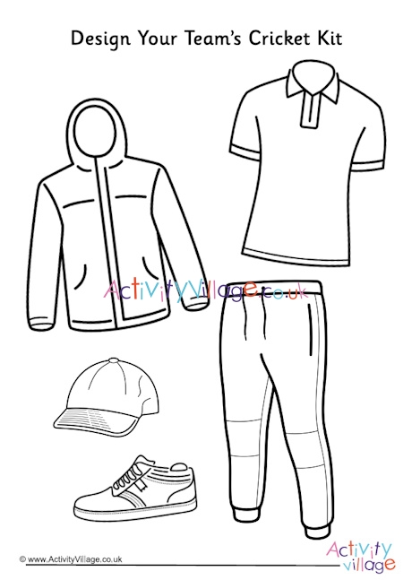 Design your team's cricket kit