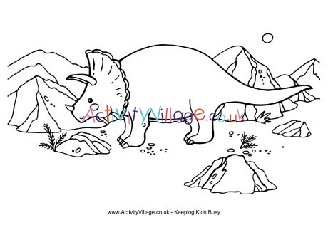 Dinosaur Colouring Page