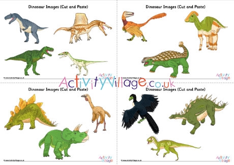 Dinosaur Iiages cut and paste