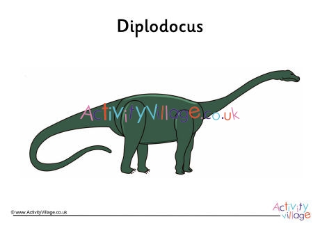Diplodocus Poster