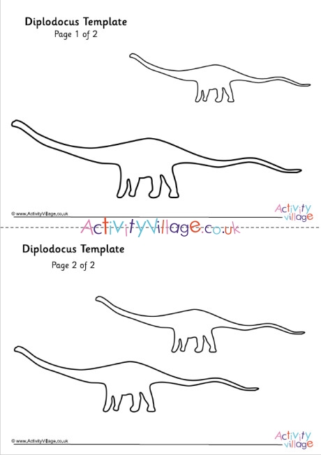 Diplodocus Template