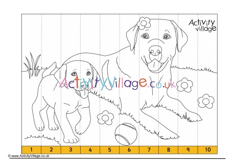 Dog Counting Jigsaw