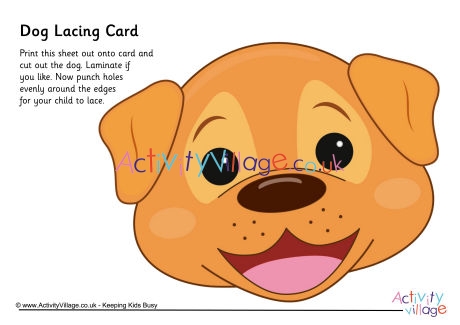 Dog lacing card 2