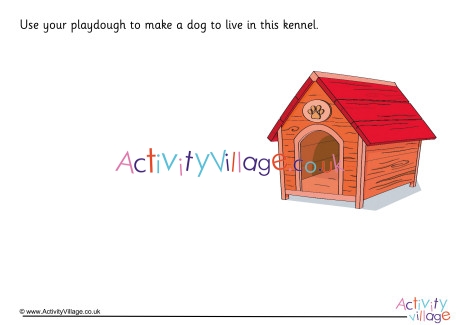 Dog Playdough Mat 1