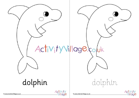 Dolphin Colouring Page 10