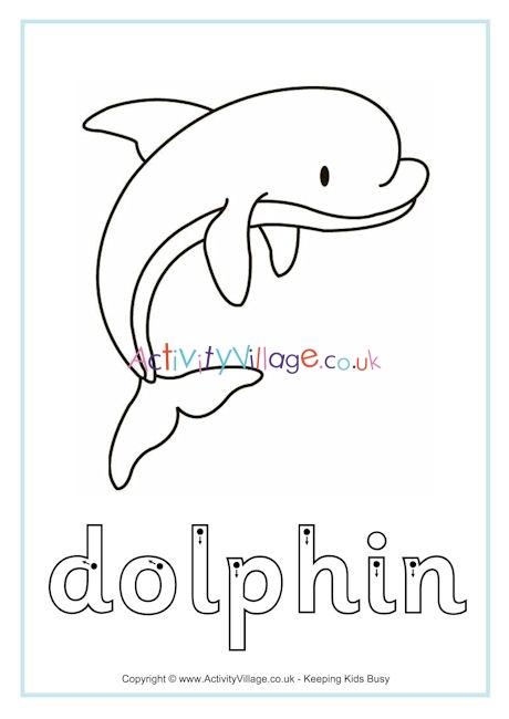 Dolphin finger tracing