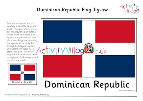 Dominican Republic Flag Jigsaw