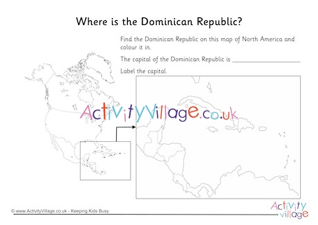 Dominican Republic Location Worksheet