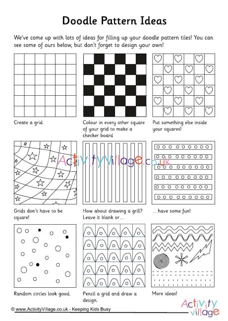 Doodle pattern ideas