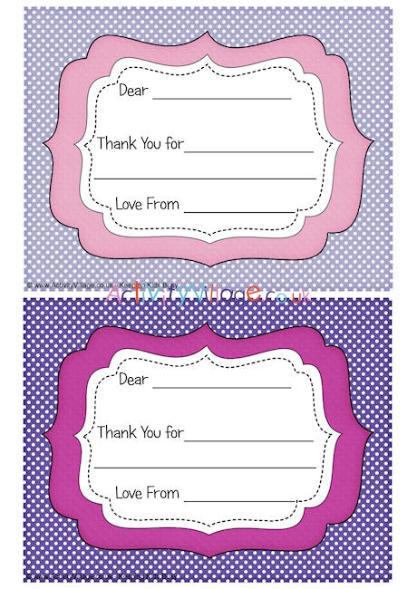 Dotty Thank You Notes