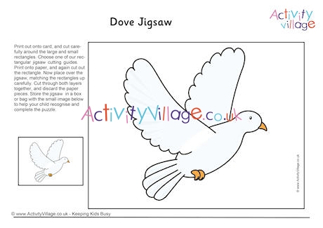 Dove Printable Jigsaw