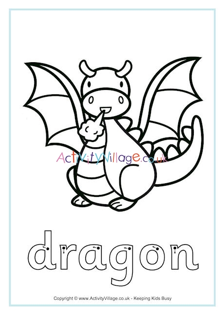 Dragon finger tracing