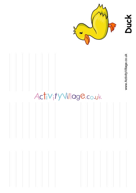 Duck booklet