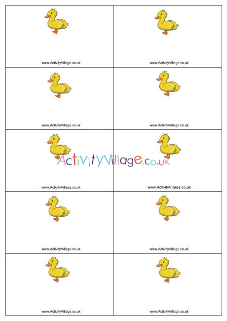 Duck name badges