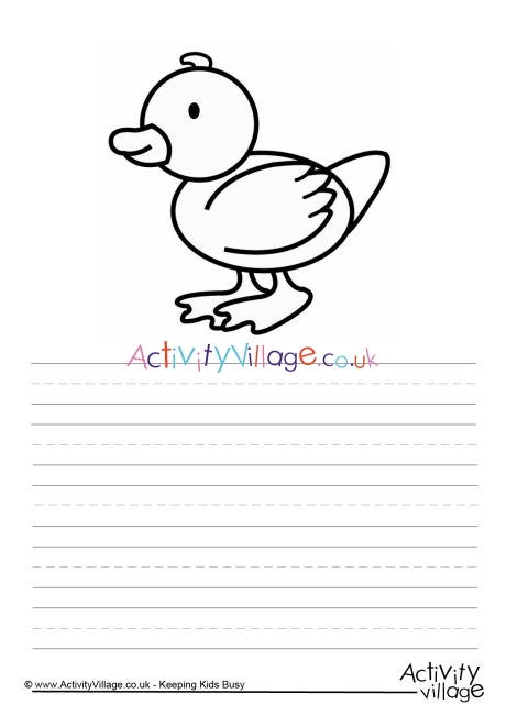 Duck Story Paper