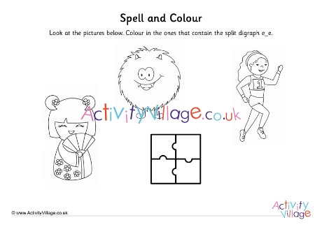 E E Split Digraph Spell And Colour