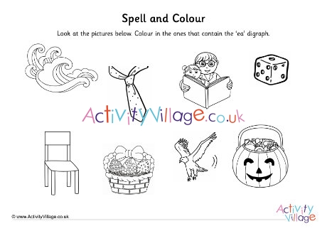 Ea Digraph Spell And Colour