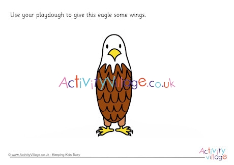 Eagle Playdough Mat