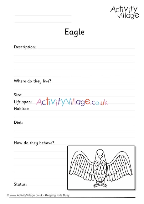 Eagle Worksheet