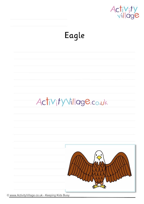 Eagle Writing Page