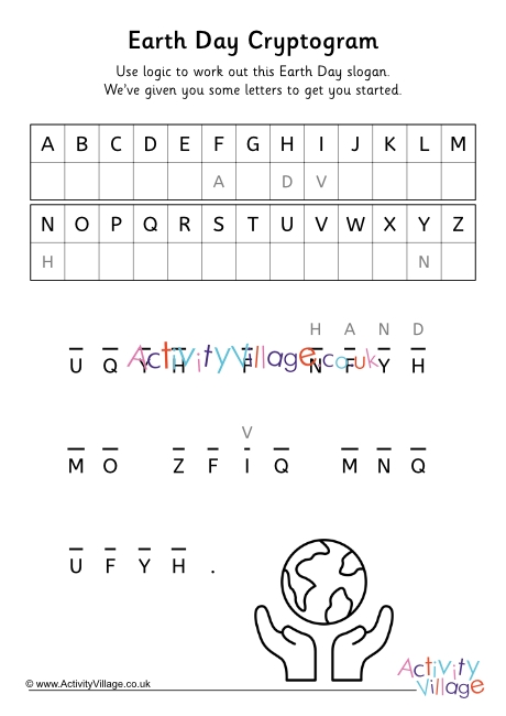 Earth Day cryptogram 1