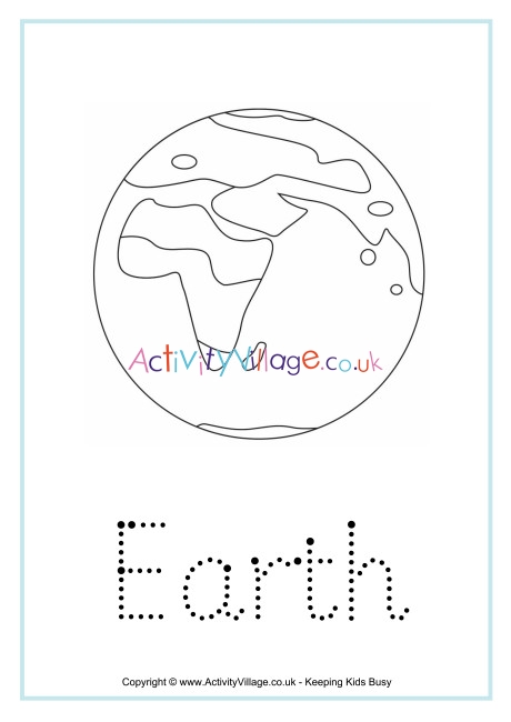 Earth Word Tracing