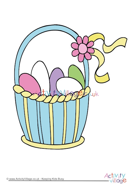 Easter Basket Poster