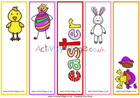 Easter bookmarks