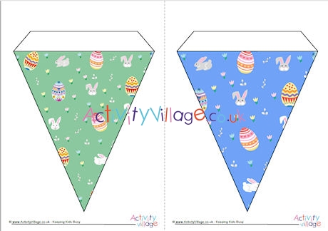 Easter Bunting Large