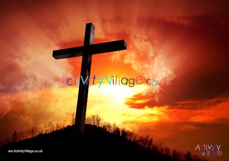 Easter Cross Poster