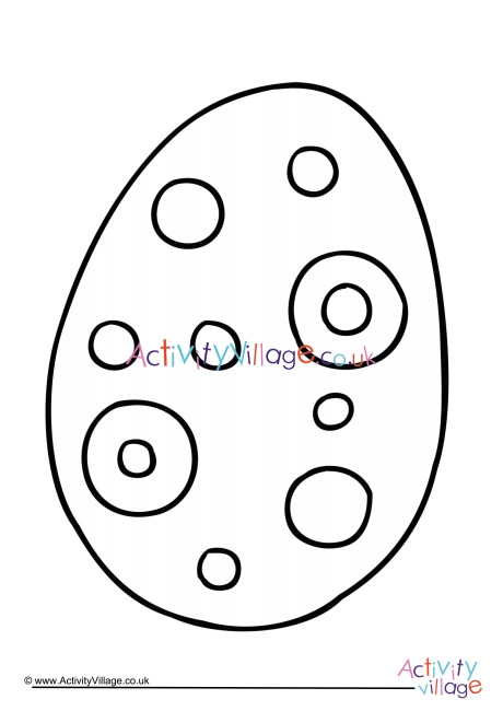 Easter Egg Colouring Page 3