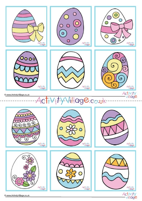 Easter Egg Game Cards