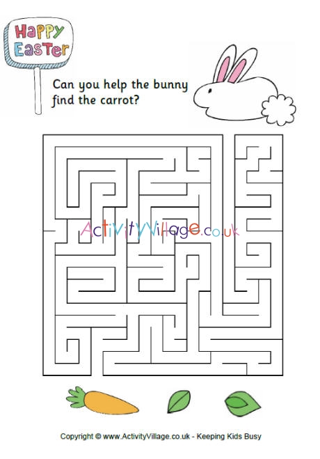 Easter maze 3