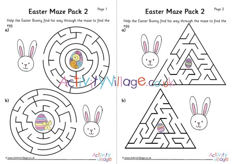 Easter Maze Pack 2