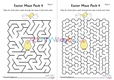 Easter Maze Pack 4