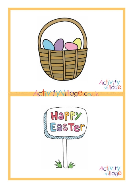 Easter picture flashcards