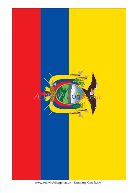 Ecuador flag printable