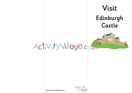 Edinburgh Castle Tourist Leaflet